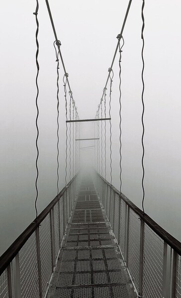 Photograph Iuliia Akhulkova A Hanging Bridge To The Unknown on One Eyeland
